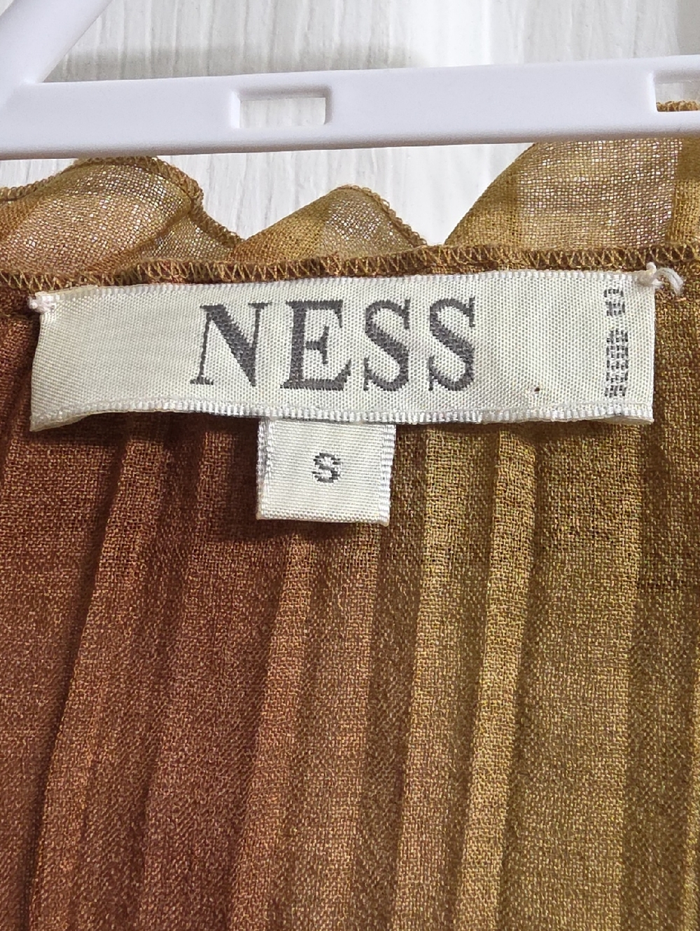 Vintage NESS  Ruffle Sequin Cardigan - Size S - Picture 3 of 6